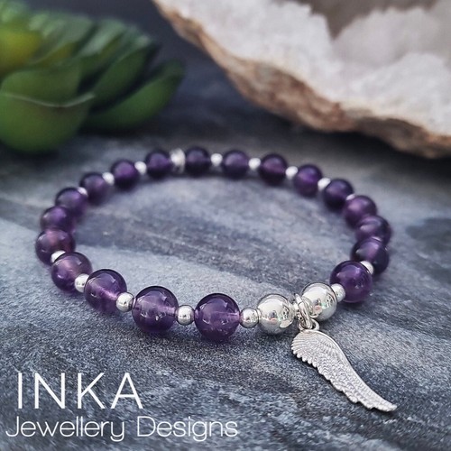 925 sterling silber amethyst - 925,