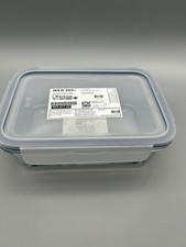 IKEA IKEA Vorratsbehälter mit Deckel rechteckig Glas/Kunststoff 1.0 l