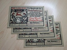Notgeld Fortlaufend Bad