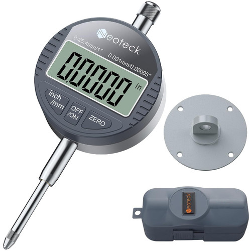 Digitale messuhr 4mm - digitale, 0-25,4mm