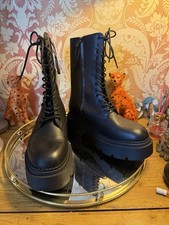 Schwarze Damen-Lederstiefel