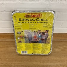 Einweggrill mit Holzkohle +