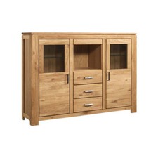 Highboard Wildeiche massiv geölt - Faro