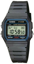 CASIO F-91W-1YEF Armbanduhr
