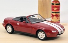 MAZDA MX-5 - Limited 200 - 1989 - red with Decals - Norev 1:18