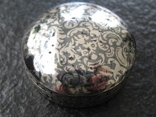 Pillendose Silber 950