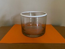 Altes Berliner Weisse Glas mit weißem Rand, zylindrisch