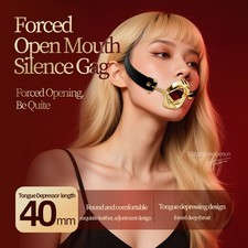 Metal Gold Lips-shape Tongue