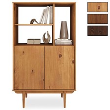 Highboard Schrank mit offenen Fächern Mid-Century Retro