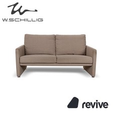 Willi Schillig Stoff Dreisitzer Beige Sofa Couch