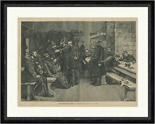 Eine Berliner Polizeiwachtstube Gesetz Recht Rosenstand  Faksimile_E 25505