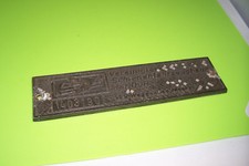 Waggonschild Zuglaufschild