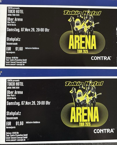 Tokio hotel konzert tickets - hotel,