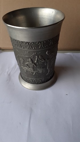 Zinnbecher rein zinn - rein, 350grsmm