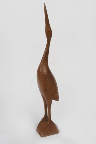 Kranich reiher teak - reiher, teak-holz
