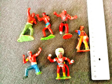 6 Figuren Indianer Gravur