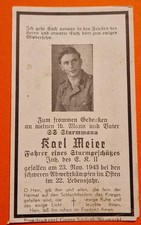 TOP Sterbebild 2.WK Sturmmann