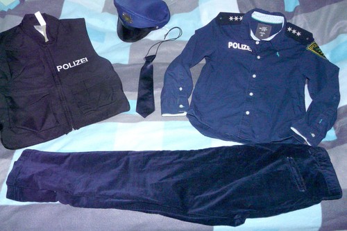 Faschings kostüm set polizei - kostüm,