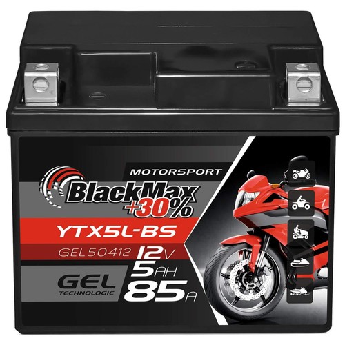 Blackmax ytx5l motorrad gel - blackmax, ytx5l-bs