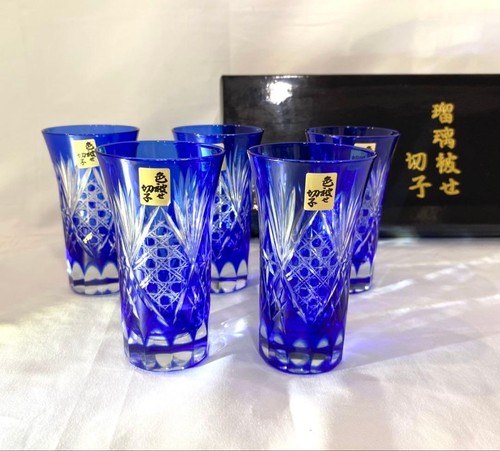 Japanische edo kiriko ruri - edo,