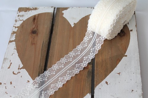 Spitzenband spitzenborte ivory - spitzenborte,