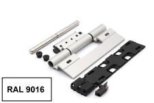 Schüco Rollentürband 239587 RAL 9016 weiß, nach innen öffnende Tür