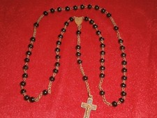 alter Rosenkranz schwarz, Glas