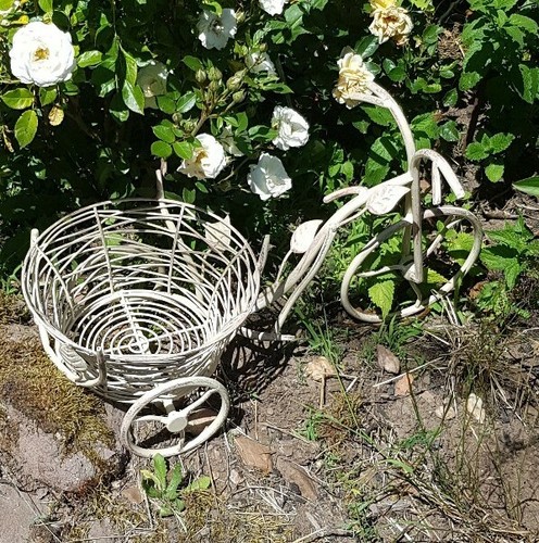 Fahrrad für blumen eisen - eisen, deko