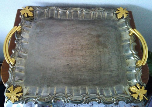 Tablett servierplatte - tablett,