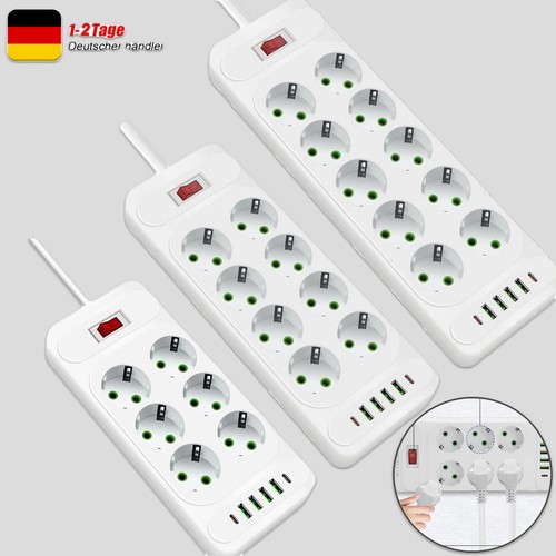 Steckdosenleiste 10fach mit - steckdosenleiste, 6-10fach