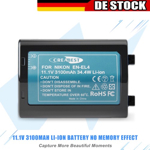 Akku el4 3100mah für nikon - 3100mah,