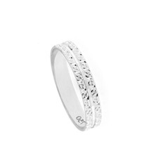 Ehering Aus Weißgold 18 Karat