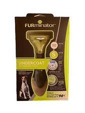 FURminator Fellpflege Kamm Bürste für kleine Hunde ,Kurzhaar Größe S / 4,5- 9 kg