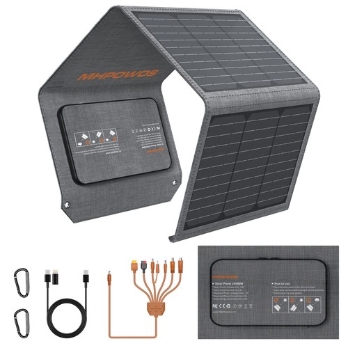 Faltbar solarpanel 40w - faltbar,
