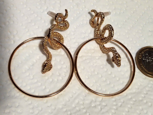 Ohrstecker goldfarben ring - goldfarben,