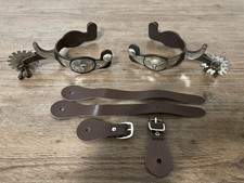 2 x Western Sporen mit Gravur