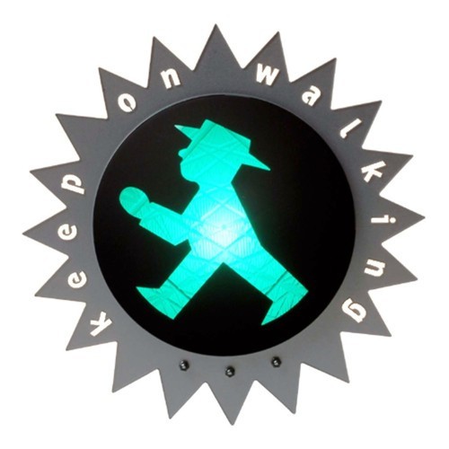 Wandlampe ampelmann geher das - ampelmann, geher,
