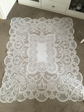 Spitzen Tischdecke weiß 