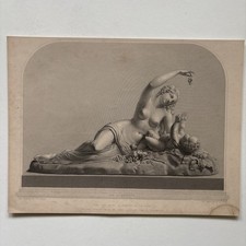 Antiker gravur mythologische - gravur,