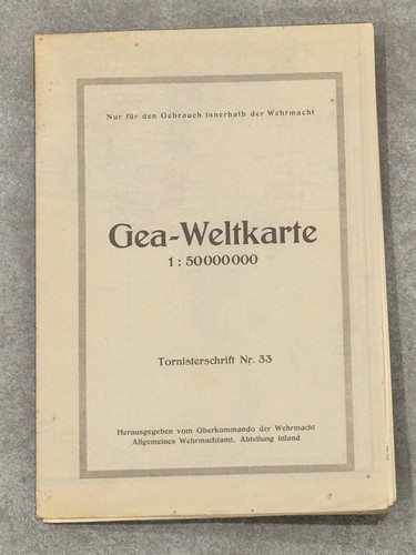 Original gea weltkarte - original,