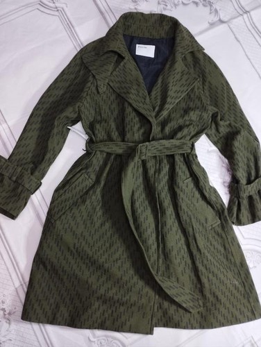 Women pollini coat green wool - women,