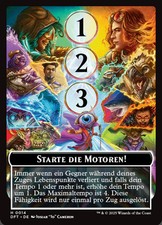 Magic MtG Ätherdrift Spielstein - Starte die Motoren!   Maximaltempo Deutsch NM