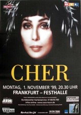 CHER - 1999 - Plakat - Live in Concert Tour - Poster - Frankfurt