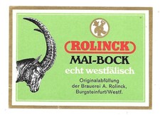 altes Bieretikett Brauerei