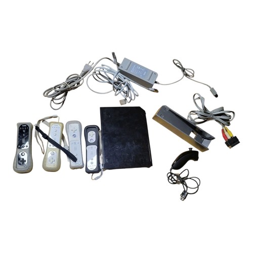 Nintendo wii konsole - konsole, schwarz