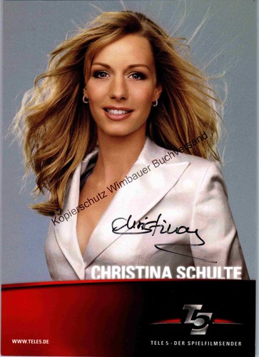 Original autogramm christina - autogramm,