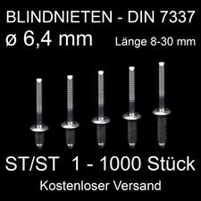 Blindnieten ST/ST 6,4mm