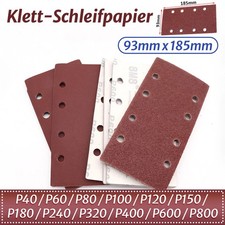 Klett schleifpapier 93x185mm - klett-schleifpapier, 8