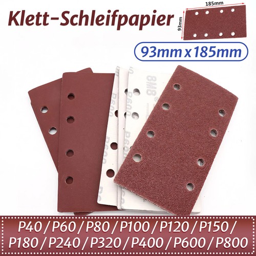 Klett schleifpapier 93x185mm - klett-schleifpapier, 8