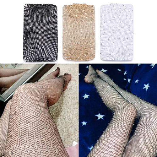 Damen netzstrumpfhose glitzer - netzstrumpfhose,